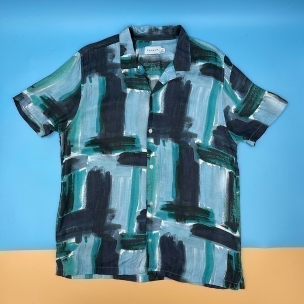 TOPMAN Casual Button-down Shirt - MENS